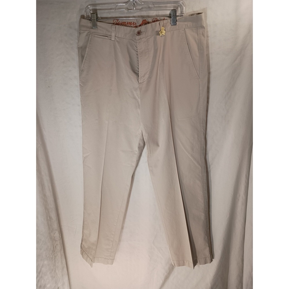 Tommy Bahama 34 X 32 Flat Front Khaki Pant